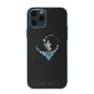 Preview: Kingxbar Wish Schutzhülle mit Swarovski-Kristallen für iPhone 12 / 12 Pro blau